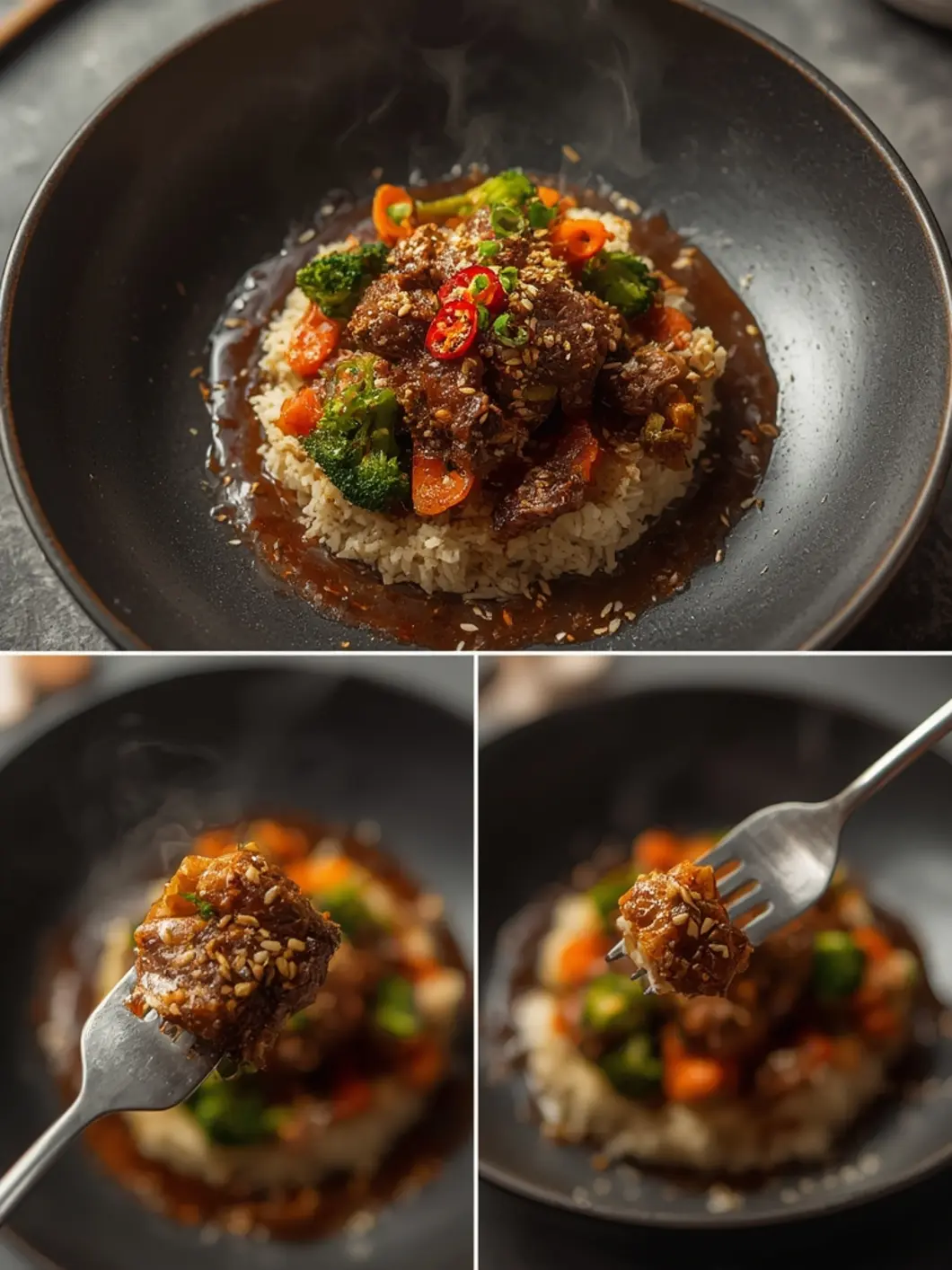 Quick 20-Minute Tender Beef Stir Fry (Wok) 4 beef stir fry 1