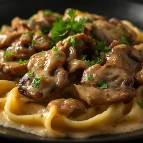 Savory 5-Ingredient Creamy Beef Stroganoff 6 beef stroganoff