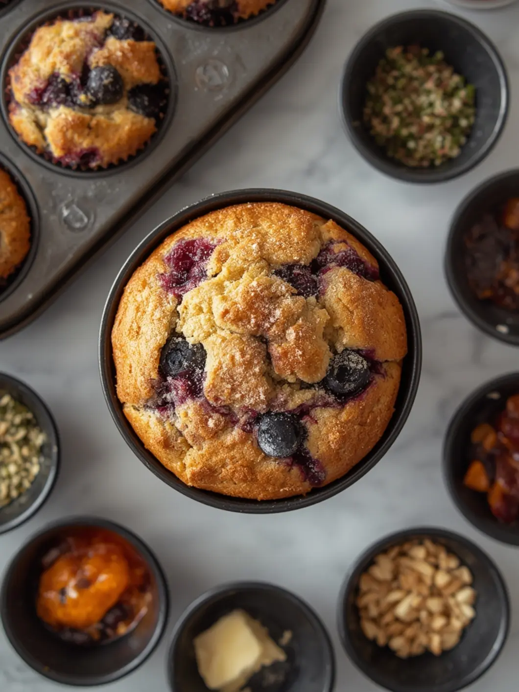 blueberry muffins variations