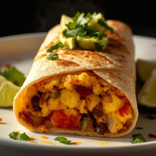 Easier-Than-Store-Bought Golden Breakfast Burrito (15-Minute) 6 breakfast burrito