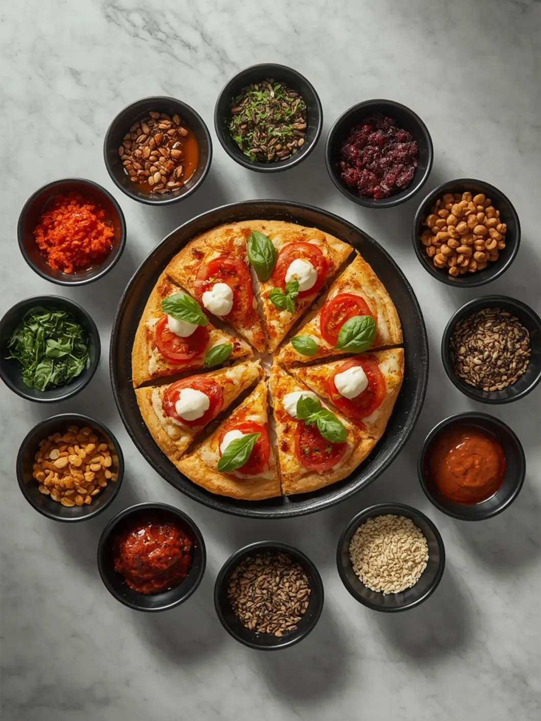 Crispy 6-Ingredient Caprese Flatbread 5 caprese flatbread variations