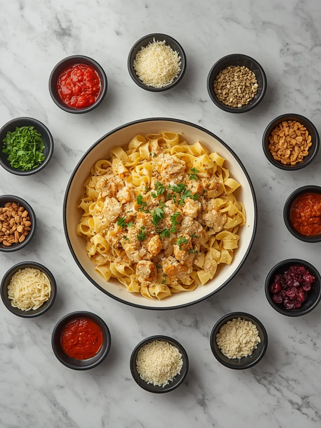 chicken alfredo variations