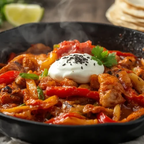 chicken fajitas