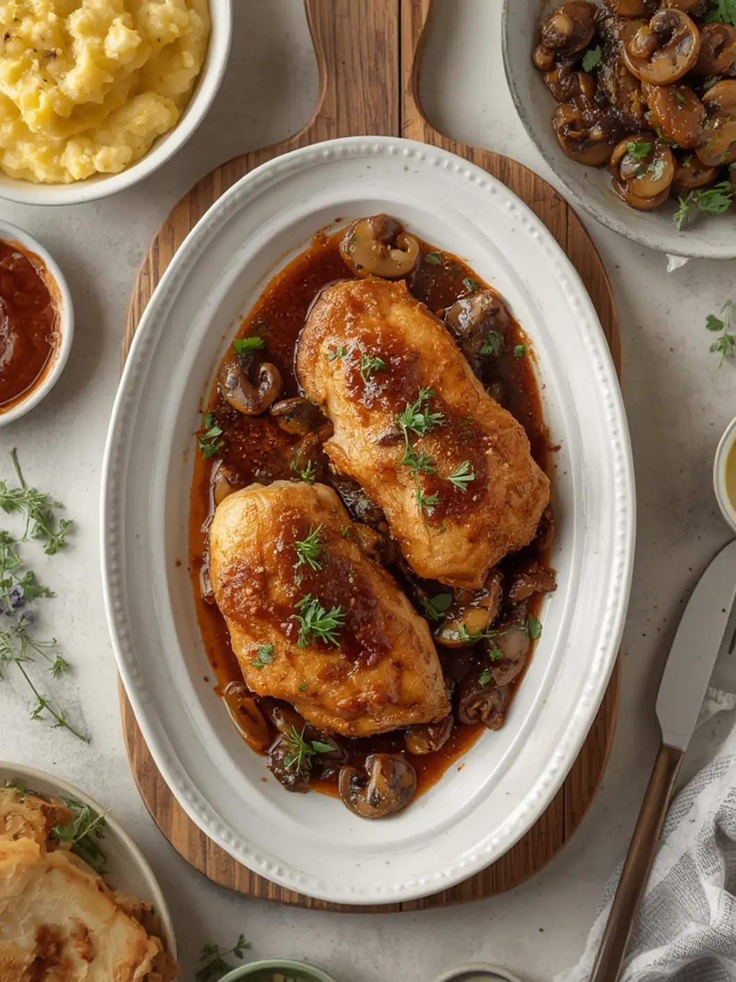 Weeknight Luxury Creamy Chicken Marsala (Family Favorite) 2 chicken marsala 2