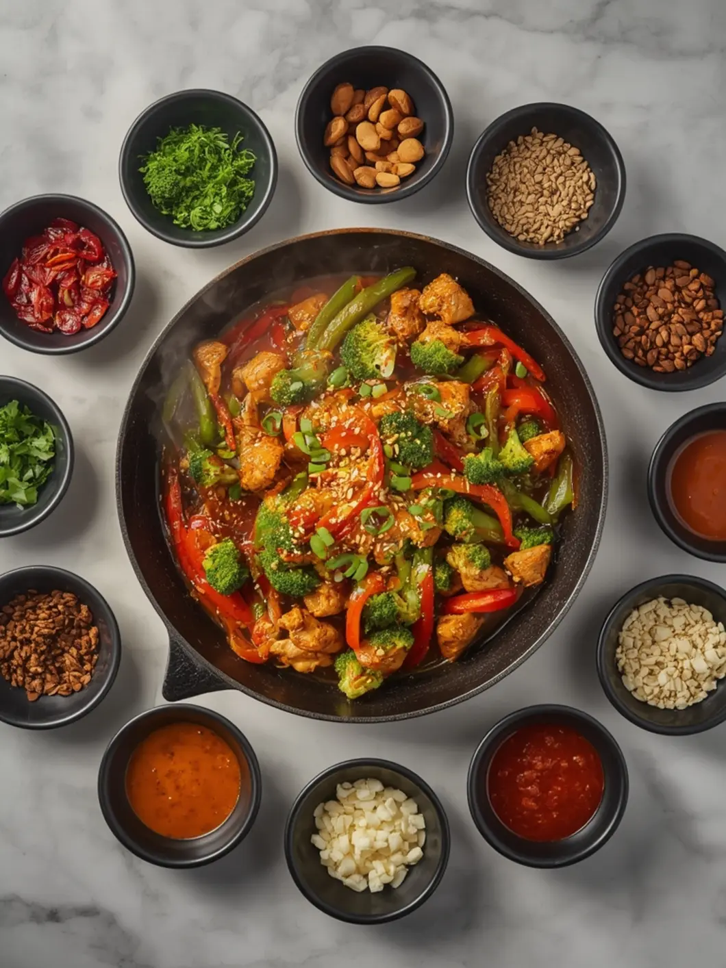 chicken stir fry variations