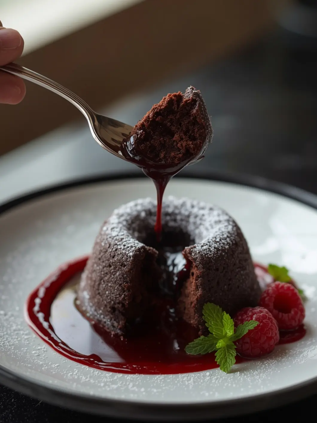Healthy Rich Chocolate Lava Cake (Low-Sugar, Guilt-Free) 4 chocolate lava cake 3