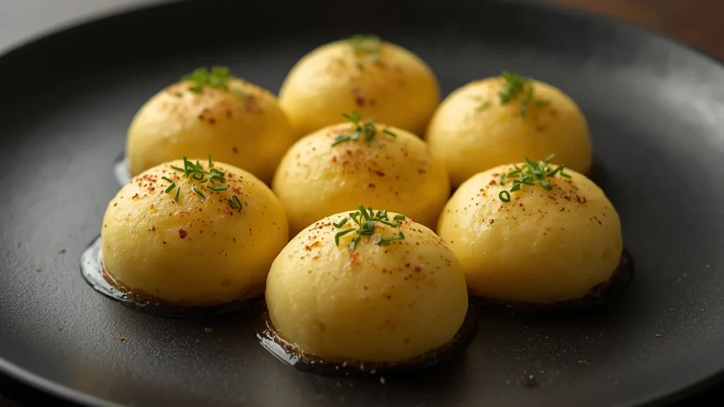 Egg Bites: Golden fluffy egg bites with spinach and bacon on a rustic wooden table for Breakfast & Brunch.