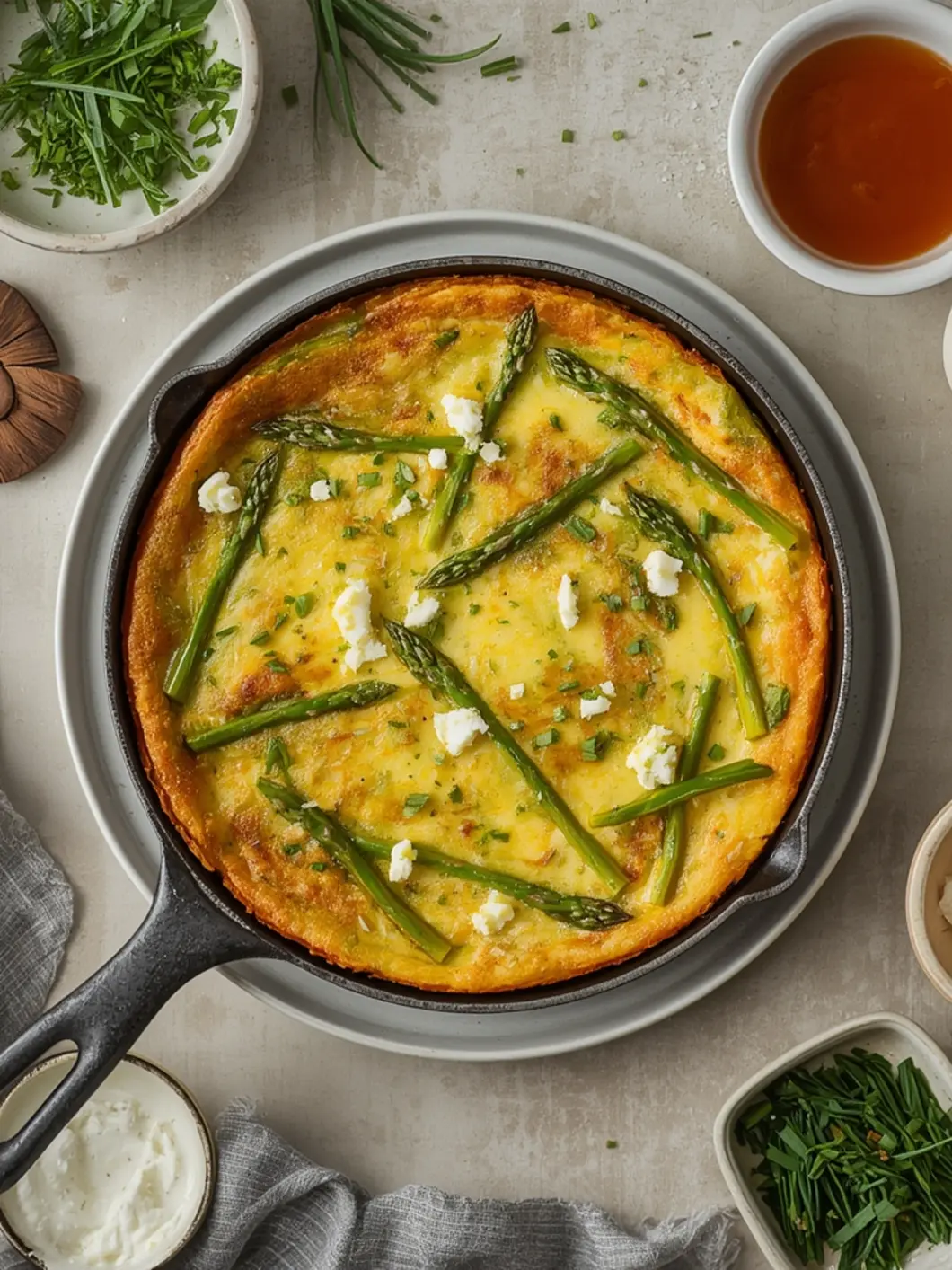 frittata with asparagus 2
