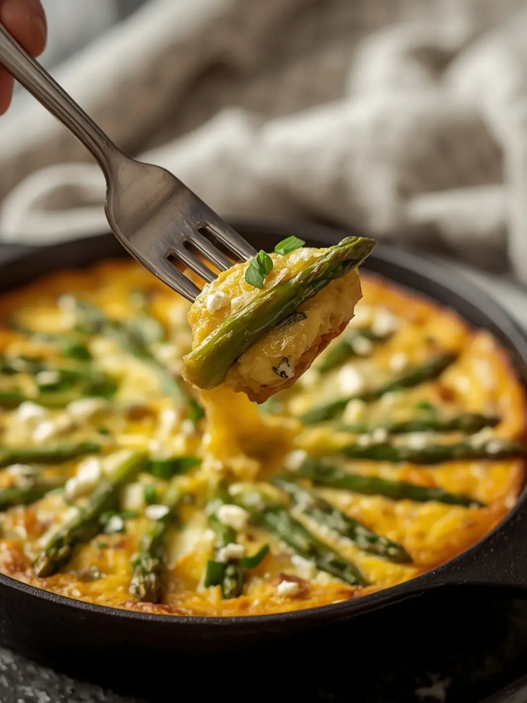 frittata with asparagus 3