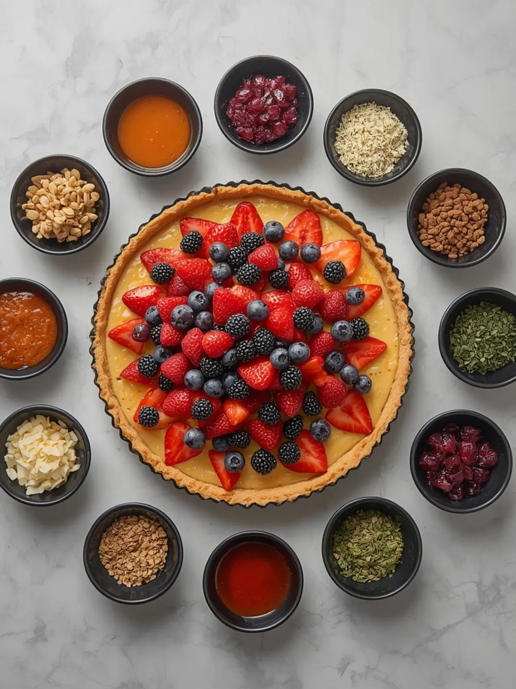 fruit tart variations