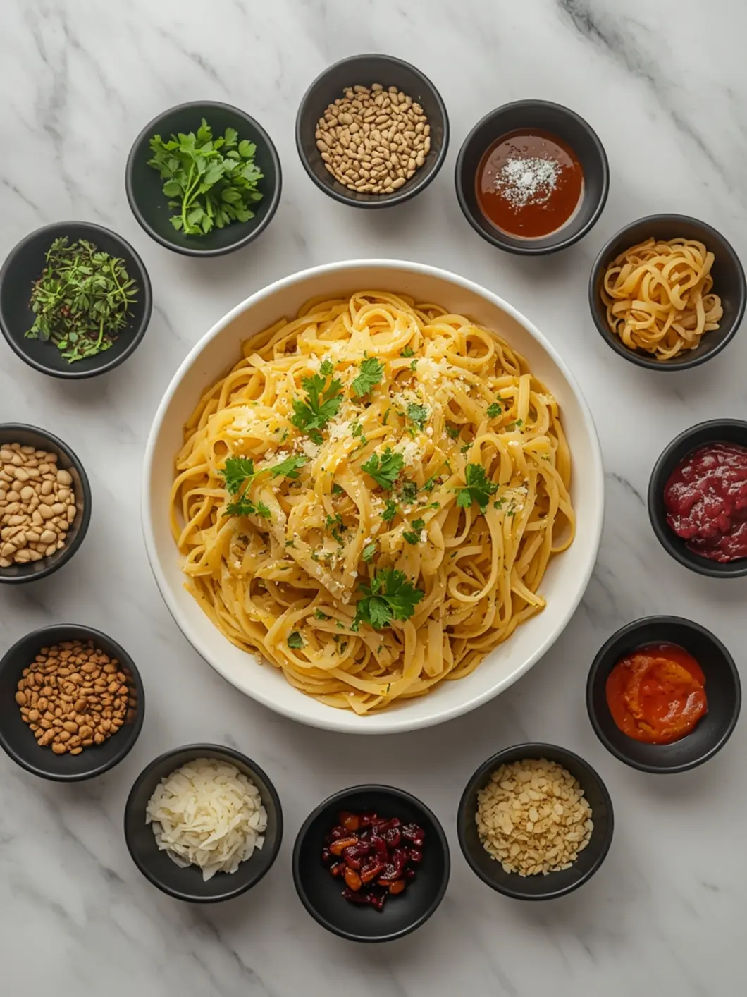 garlic butter noodles variations