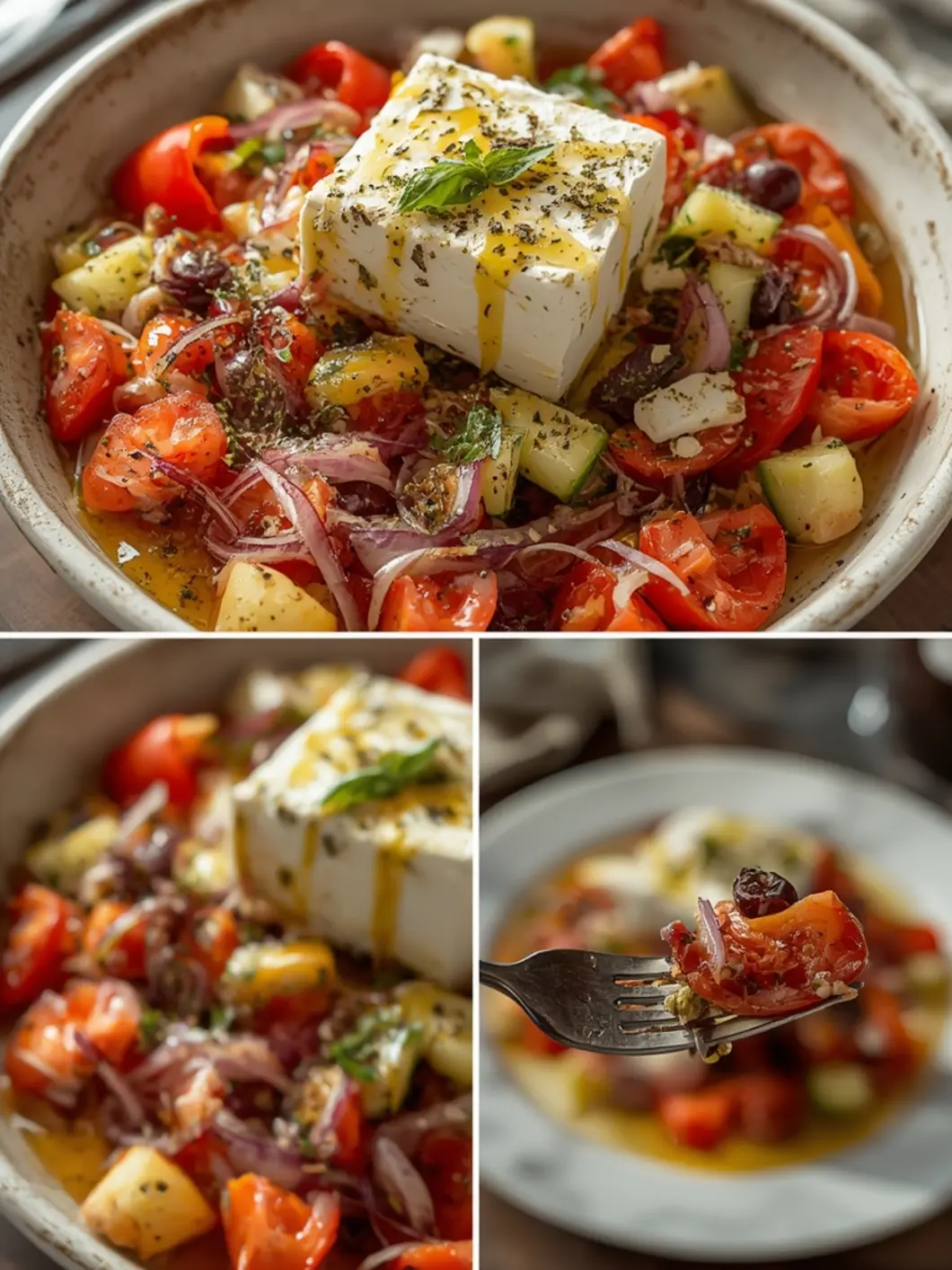 Fresh Crispy Greek Salad (Perfect Summer Side Dish) 4 greek salad 1