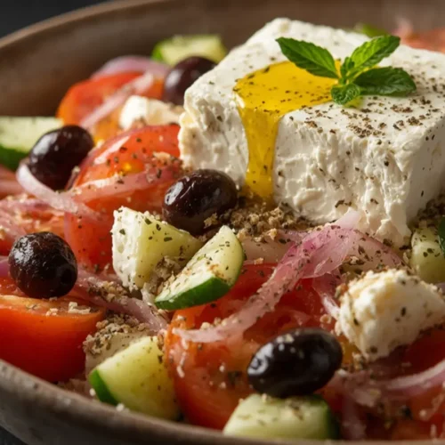 Fresh Crispy Greek Salad (Perfect Summer Side Dish) 6 greek salad