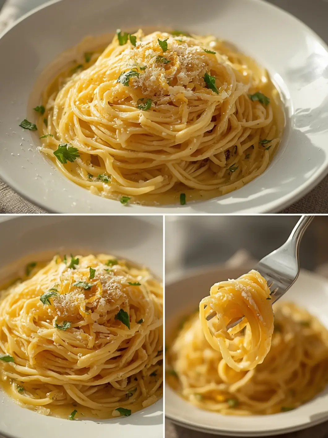 Foolproof Golden Lemon Garlic Pasta (30-Minute) 2 lemon garlic pasta 1