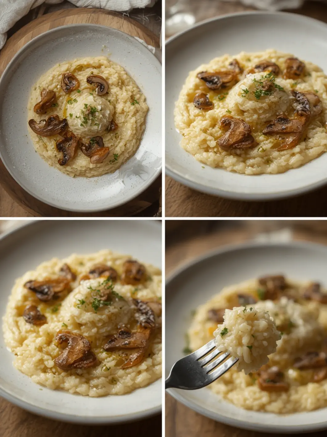 mushroom risotto 1