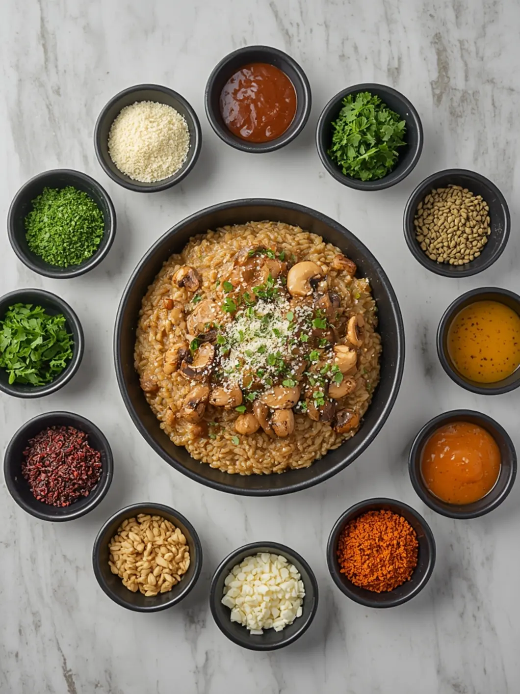 mushroom risotto variations