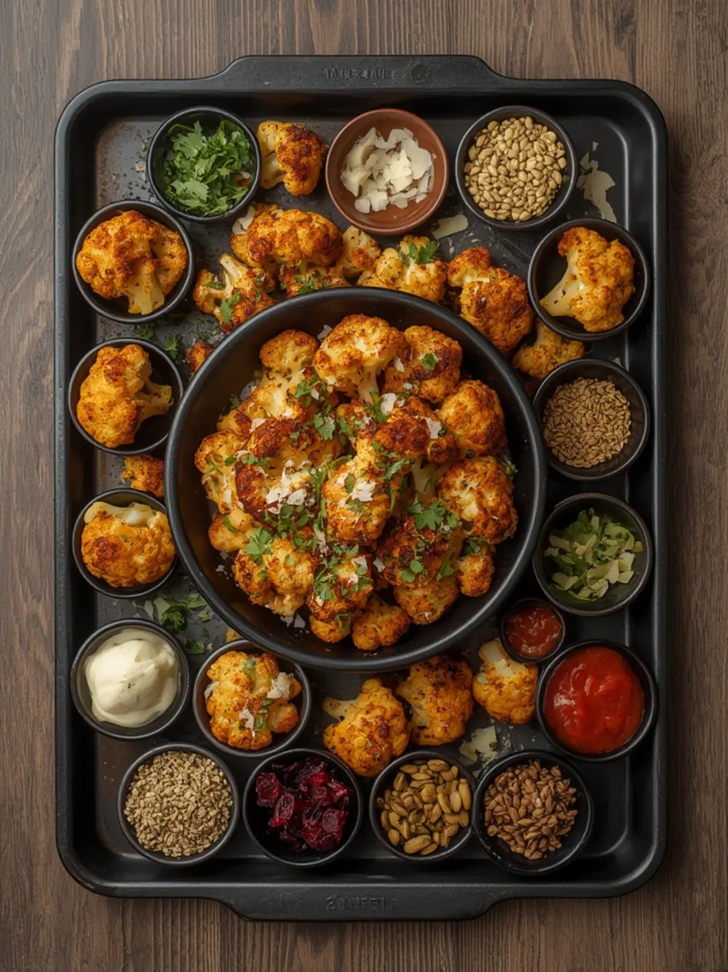roasted cauliflower variations