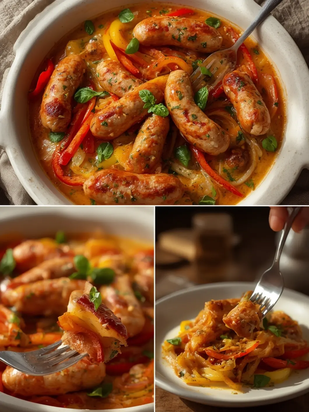 Foolproof Golden Sausage and Peppers (30-Minute) 6 sausage and peppers 1