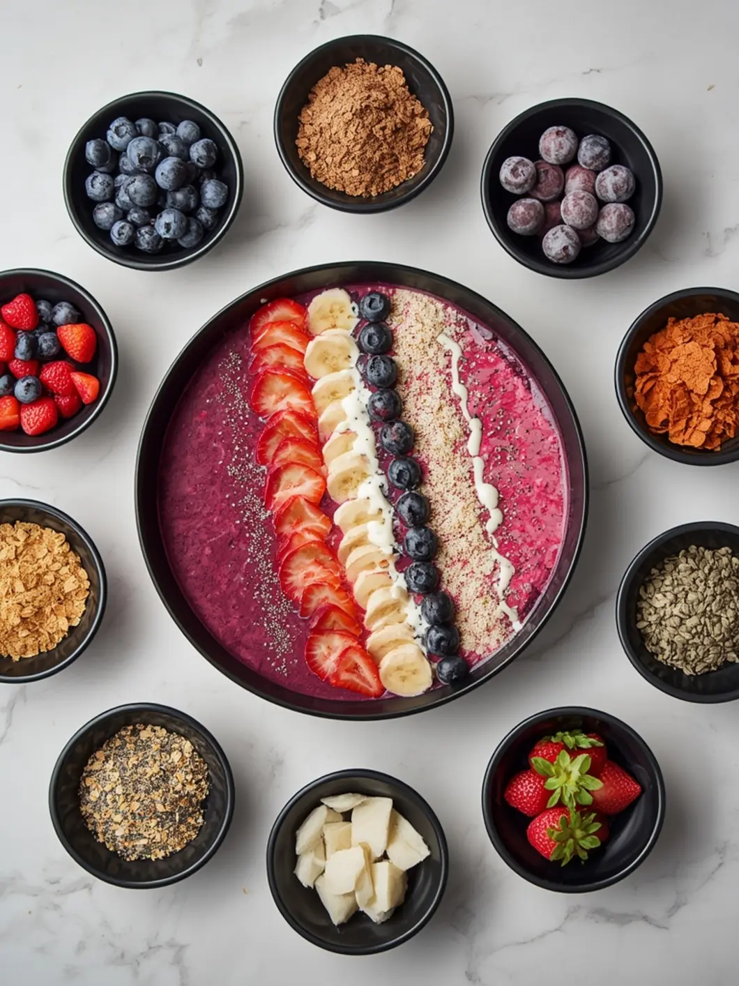 smoothie bowl variations