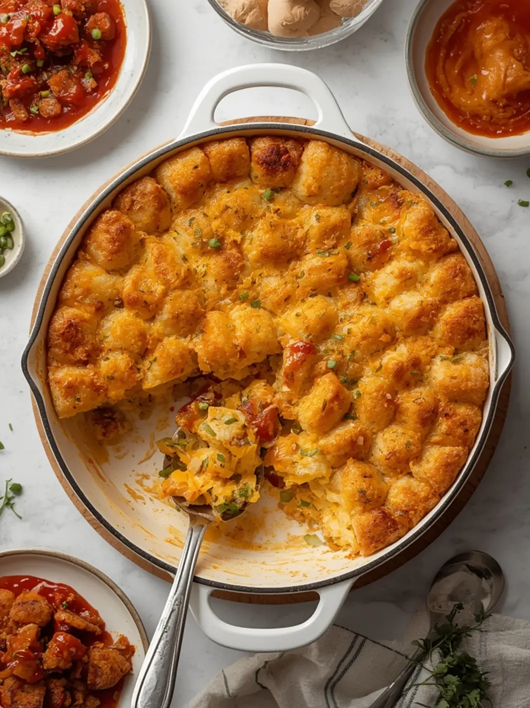 Quick 25-Minute Golden Tater Tot Breakfast Bake (Oven) 2 tater tot breakfast bake 2