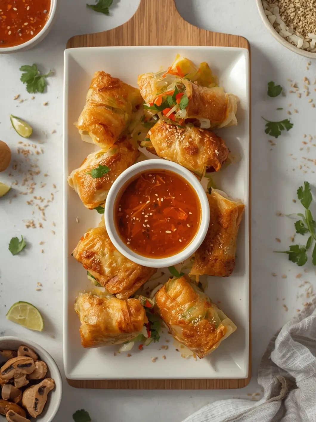 vegetable spring rolls 4
