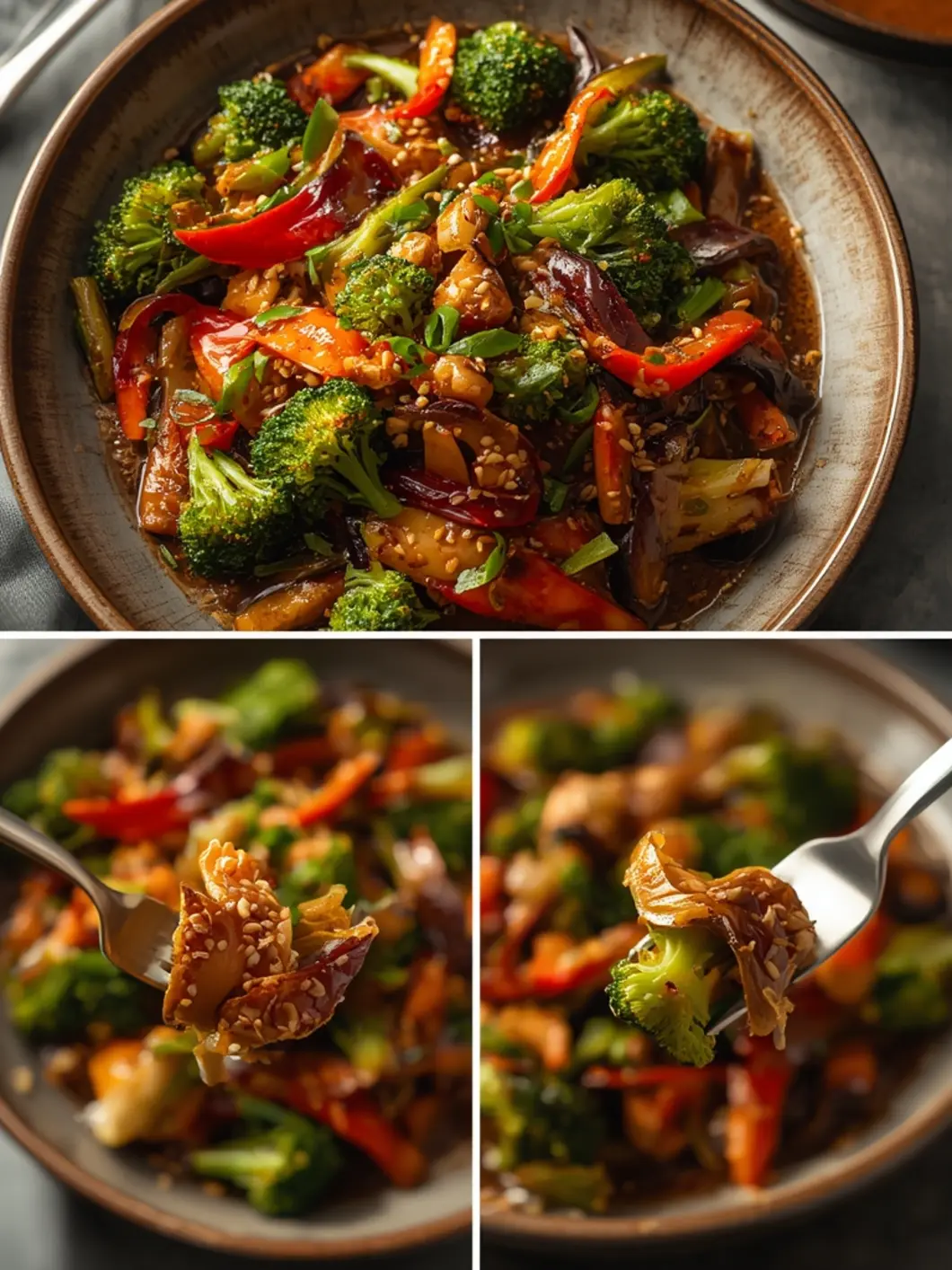 Healthy Crispy Vegetable Stir Fry (High-Protein, Low-Calorie) 4 vegetable stir fry 1