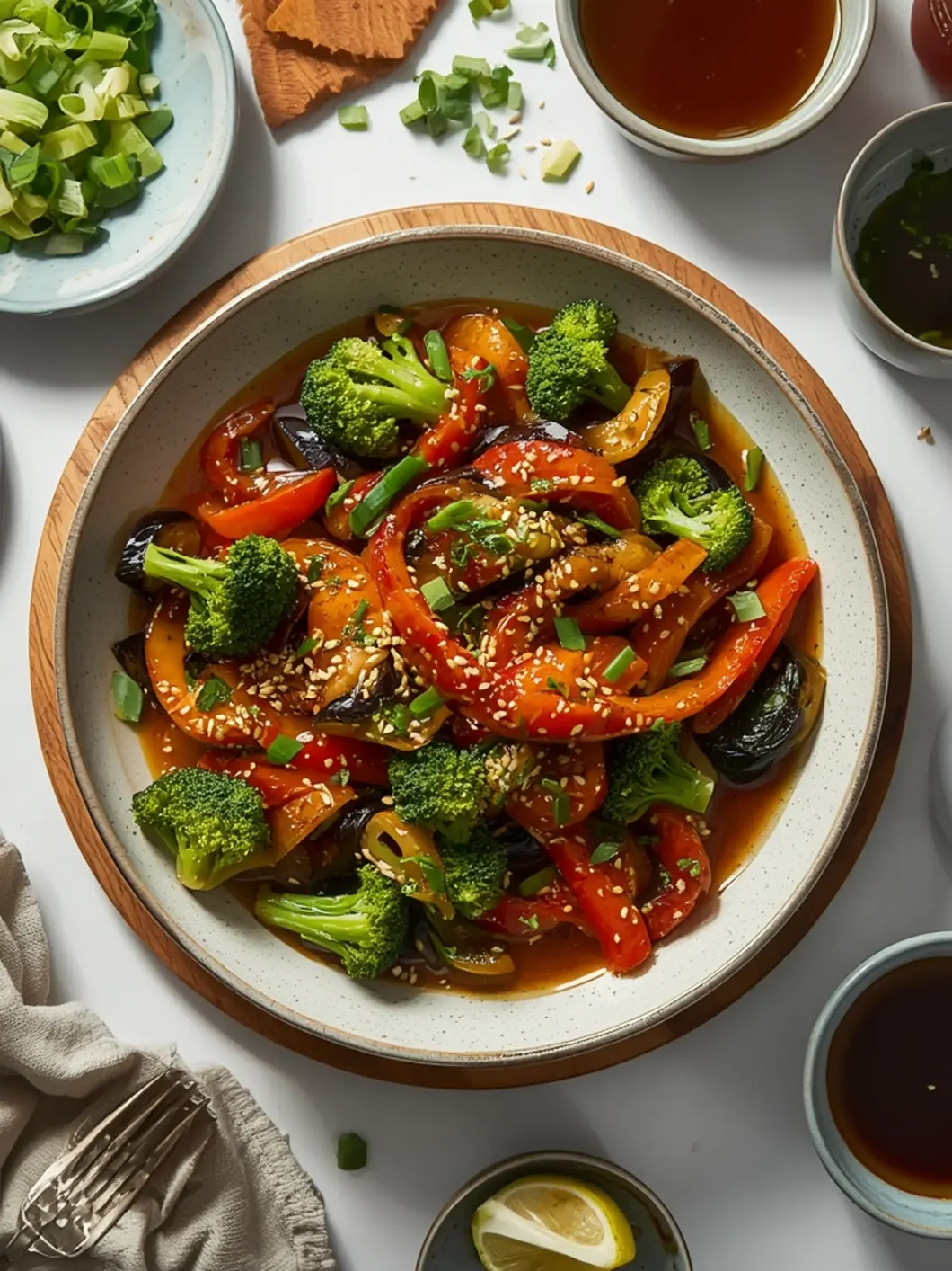 Healthy Crispy Vegetable Stir Fry (High-Protein, Low-Calorie) 3 vegetable stir fry 2
