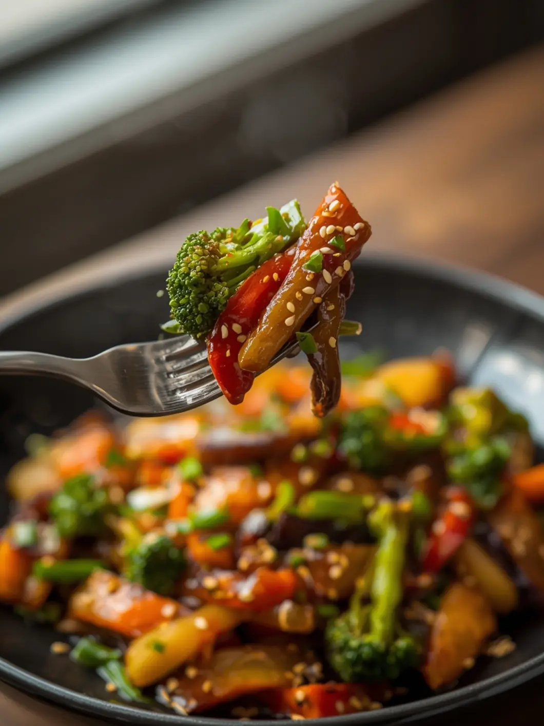 Healthy Crispy Vegetable Stir Fry (High-Protein, Low-Calorie) 5 vegetable stir fry 3