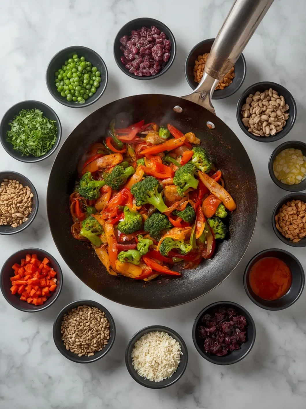 Healthy Crispy Vegetable Stir Fry (High-Protein, Low-Calorie) 6 vegetable stir fry variations