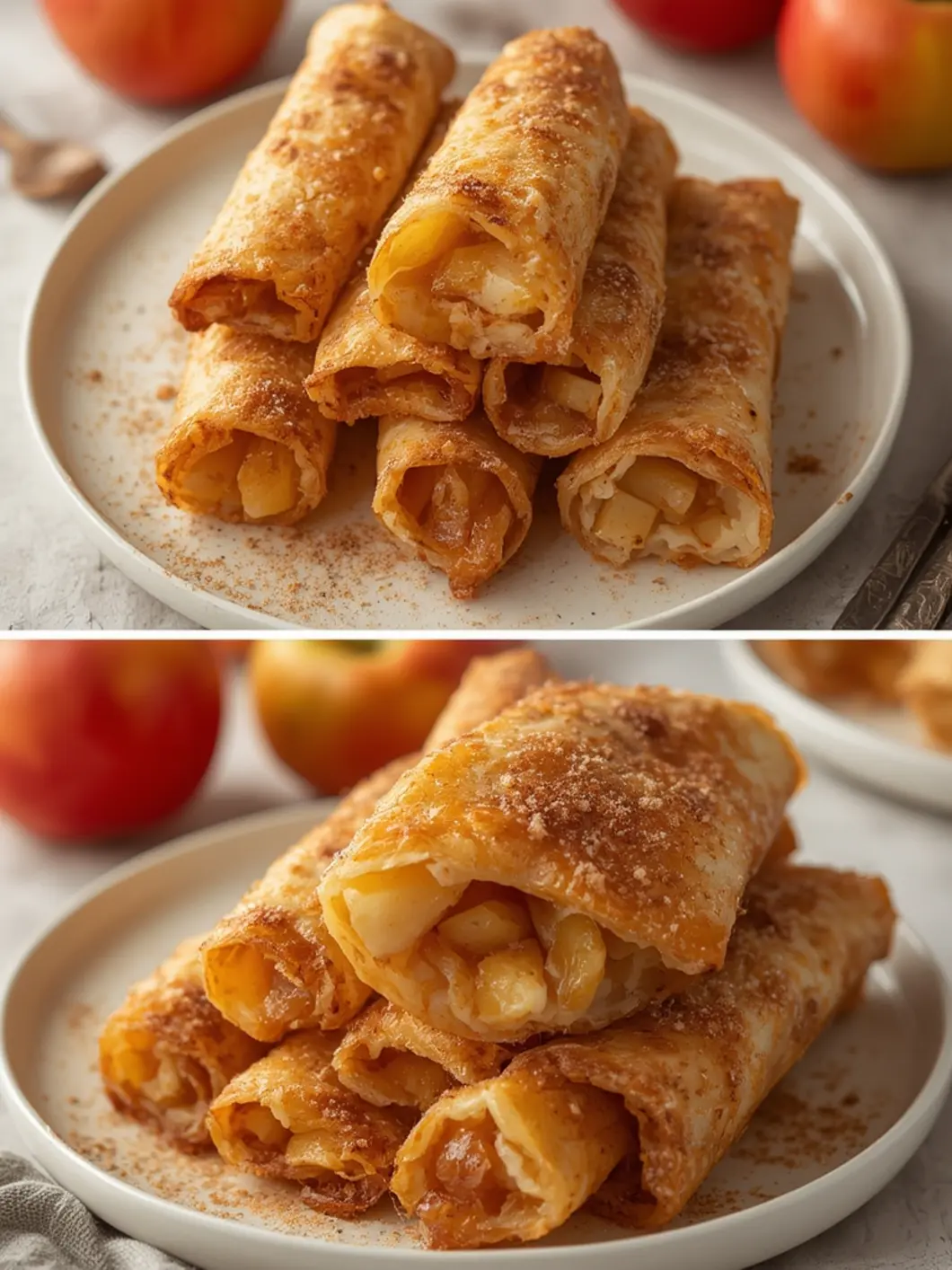Crispy Air Fryer Apple Pie Taquitos 3 air fryer apple pie taquitos 1
