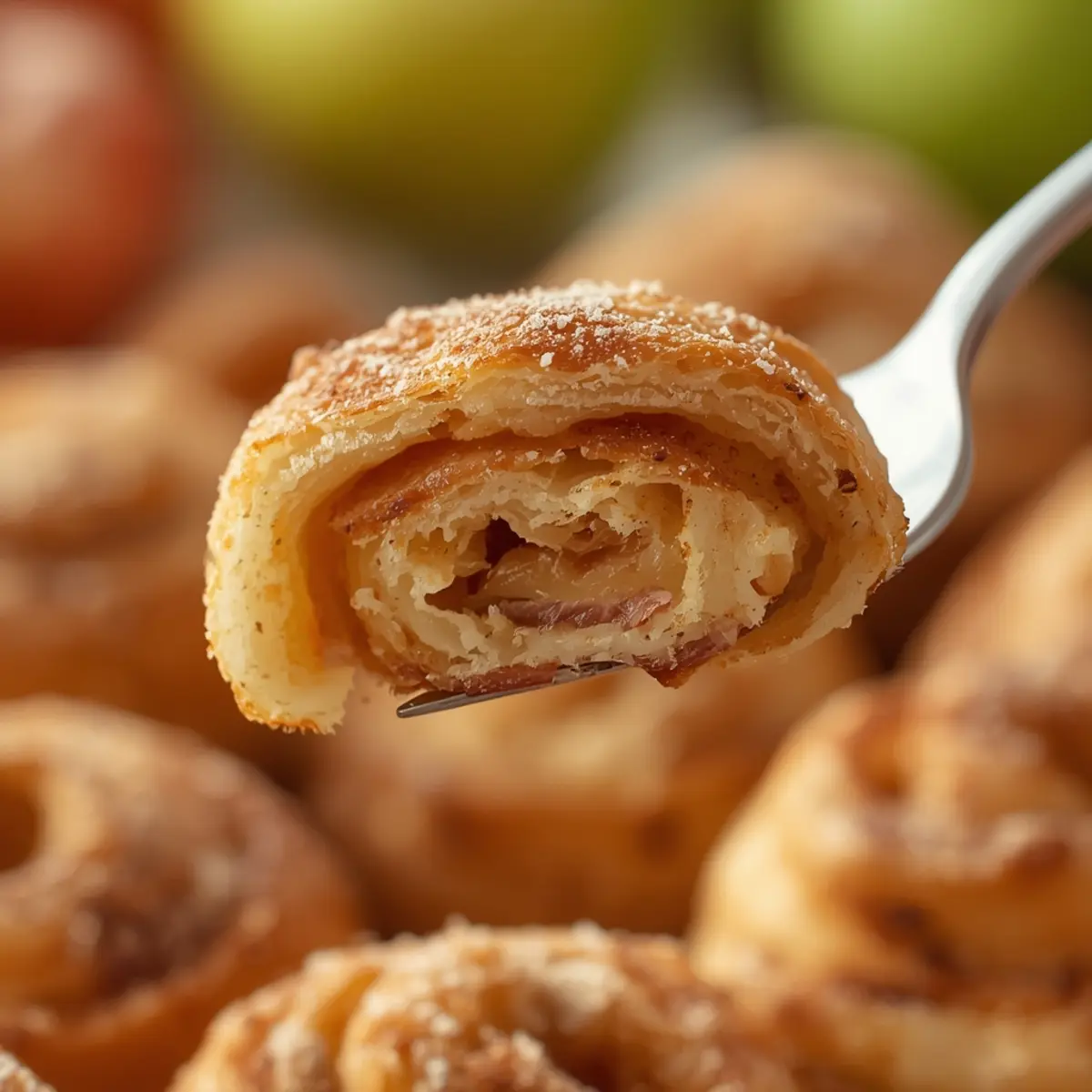 air fryer apple pie taquitos: Crispy air fryer apple pie taquitos with golden brown tortilla and spiced apple filling, ready to eat.