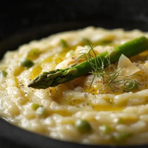 asparagus risotto