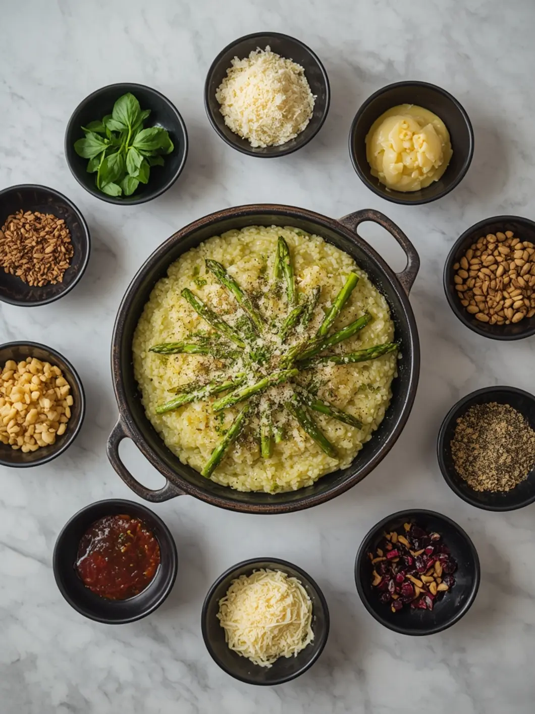 asparagus risotto variations