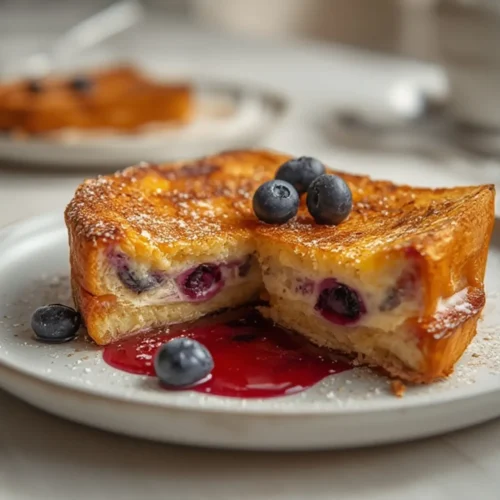 blueberry cheesecake stuffed french toast 2