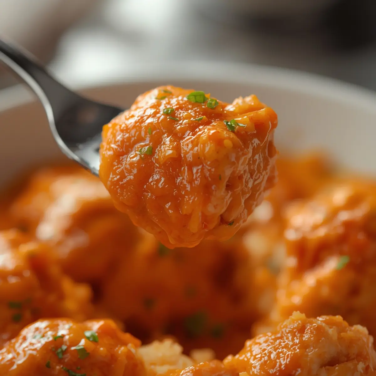 butter chicken indisches rezept mit: Creamy orange butter chicken recipe with tender chicken and basmati rice, a delicious Indian dinner idea.