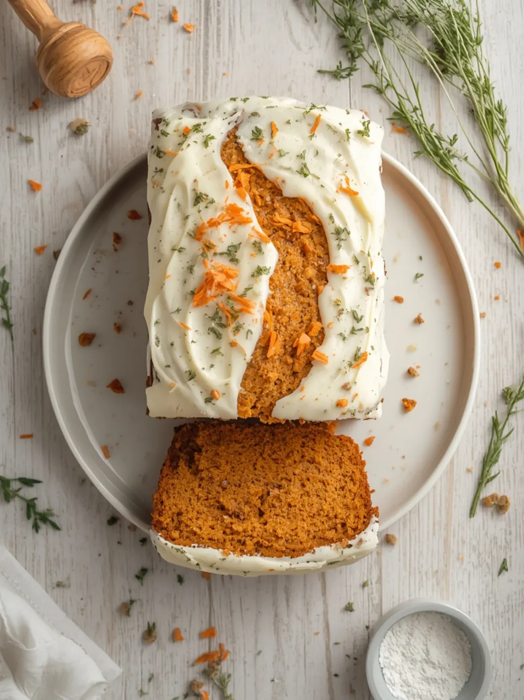 carrot cake loaf 2