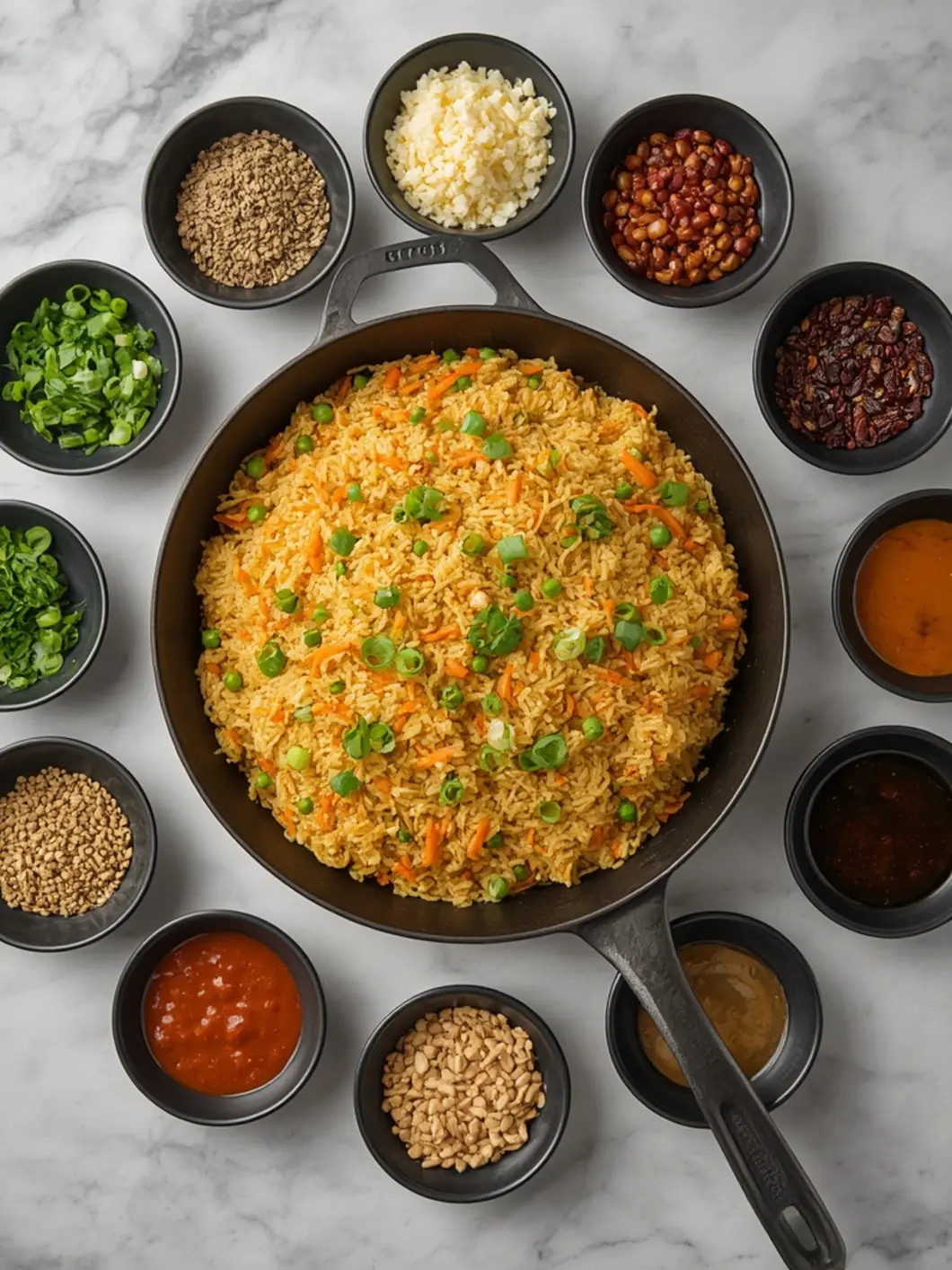 cauliflower fried rice variations