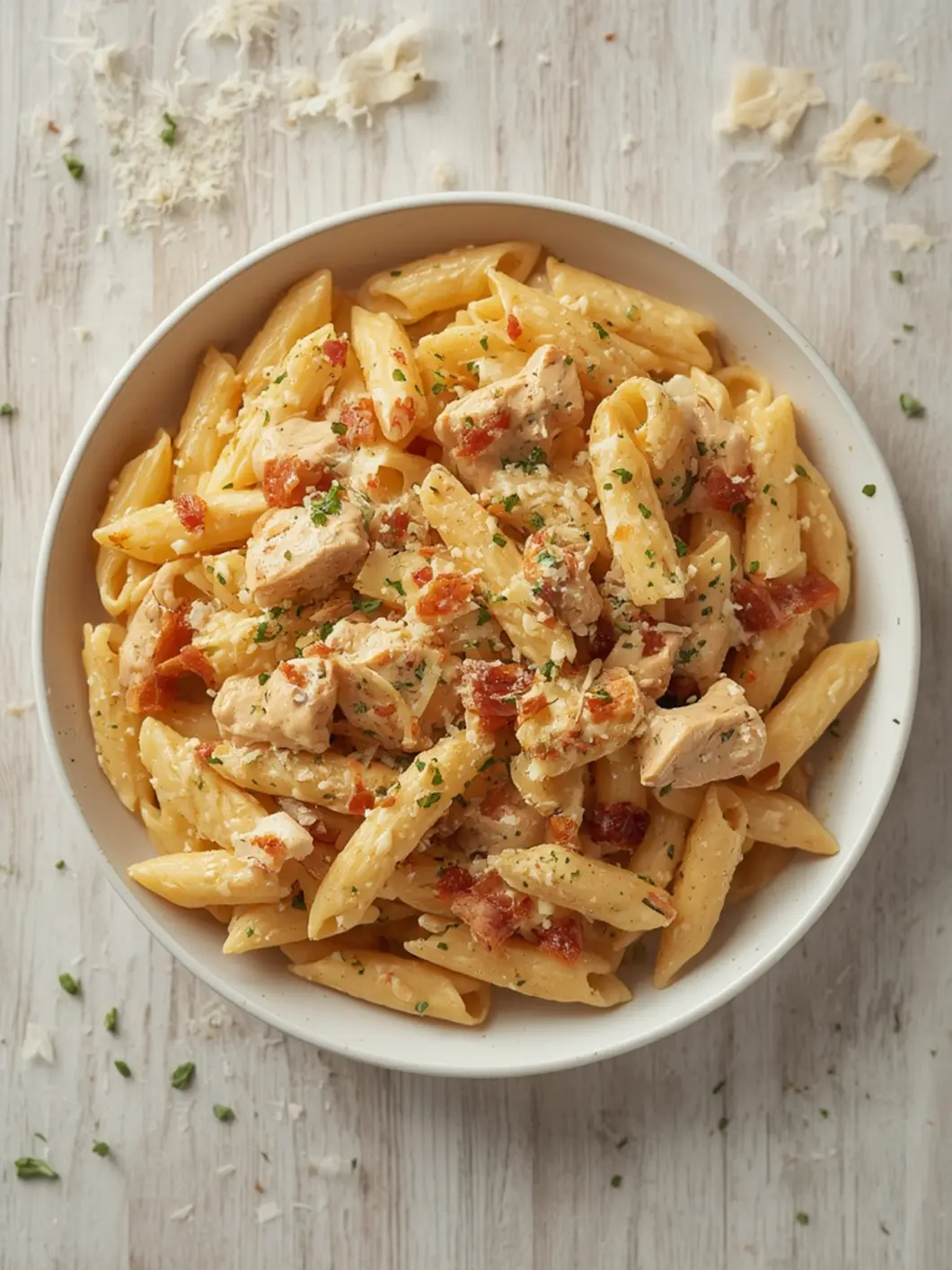 Creamy Chicken Bacon Ranch Pasta 2 chicken bacon ranch pasta 2