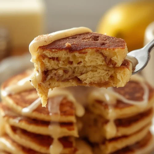 Cinnamon Roll Pancakes: Sweet Breakfast Treat 4 cinnamon roll pancakes treat