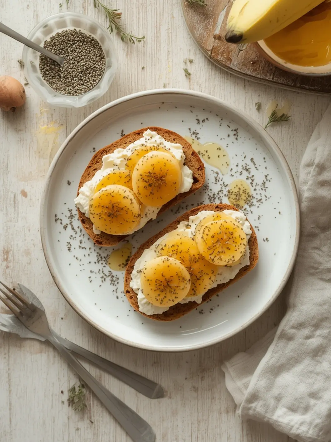 cottage cheese banana toast 2