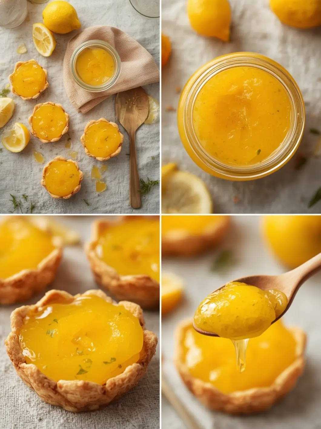cute mini lemon curd tarts 5
