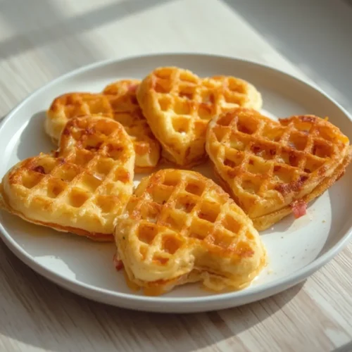 Ham and Cheese Chaffles 2 :