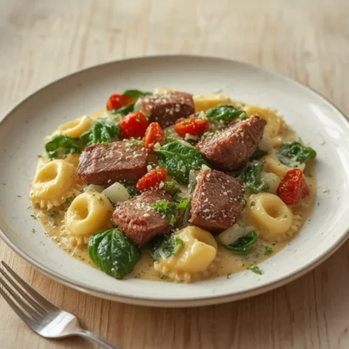 Creamy Tuscan Spinach & Steak Bites Tortellini 3 file webp 126