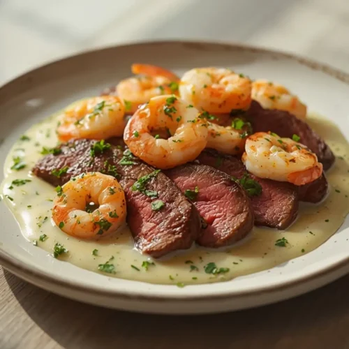 Surf and Turf with Creamy Garlic Sauce 3 file webp 90
