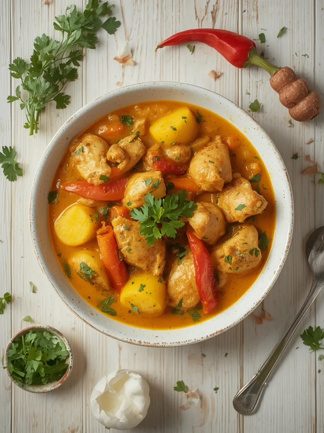 filipino style chicken curry coconut 2