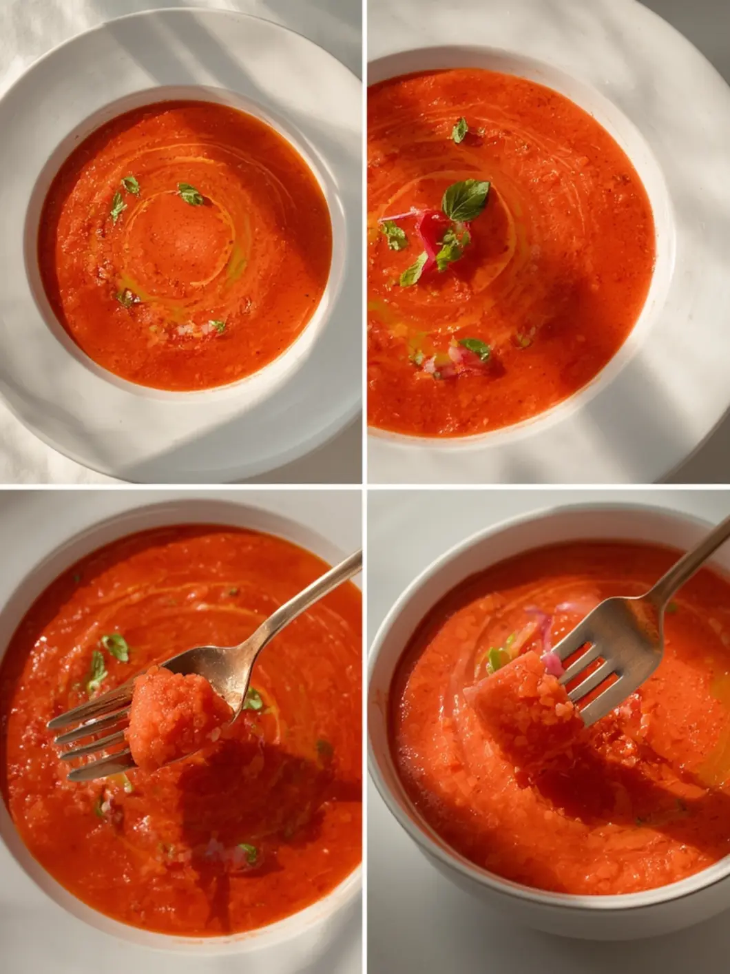 Quick 15-Minute Chilled Gazpacho (Blender) 3 gazpacho 1
