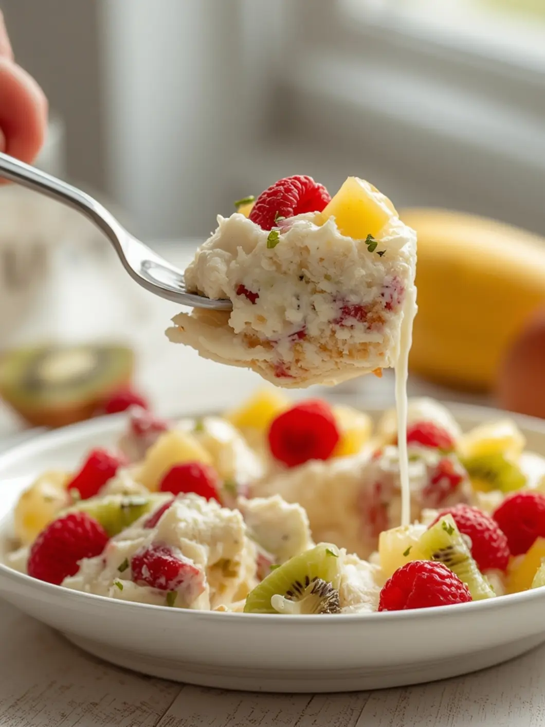 hawaiian cheesecake salad 3