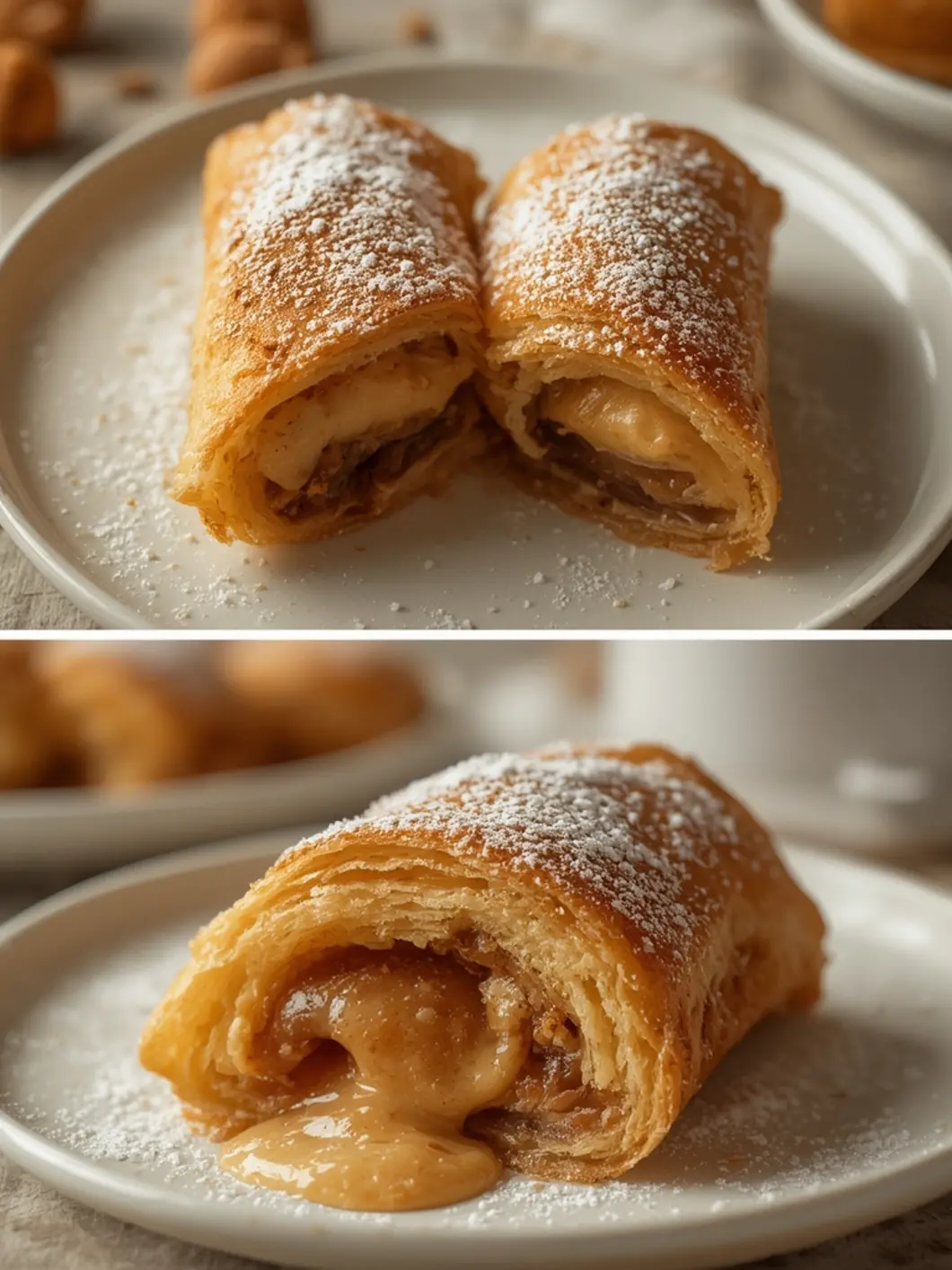 hazelnut custard fillo cigars 1