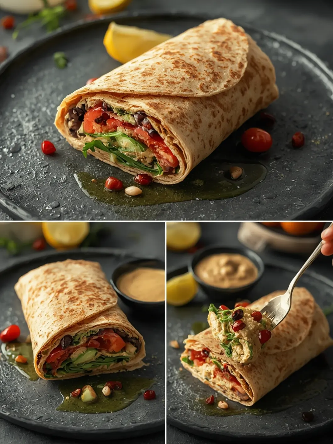 hummus wrap 1