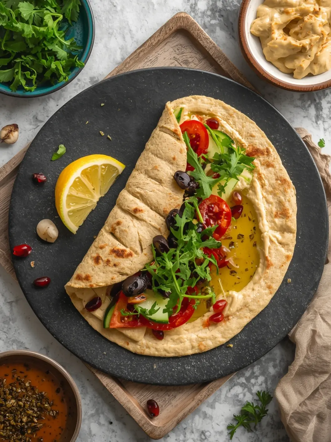 hummus wrap 2